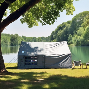 Tente Gonflable de Luxe en Coton OEM ODM pour <span class=keywords><strong>Camping</strong></span> – Abri Confortable pour Aventures Familiales en Plein Air et Glamping (Utilisation Événementielle) - Product Image 1