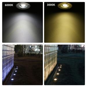 Lumières de pont à LED souterraines pour paysage encastré extérieur 1W - Product Image 6