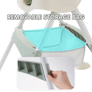 Chaise haute pour bébé moderne 2 en 1, chaise haute en plastique PP, chaise haute de sécurité pour enfants, chaise haute pour la salle à manger, utilisation en chambre à coucher, <span class=keywords><strong>restaurant</strong></span> - Product Image 5