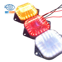Feu arrière de signalisation LED haute luminosité pour voiture, forme triangulaire ou carrée, feu de freinage et de clignotant automatique, marqueur de sécurité pour pare-chocs arrière