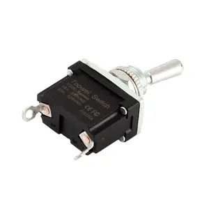 Toowei haute qualité ip67 12MM laiton 2 broches à souder interrupteur à bascule Miniature (ON) OFF interrupteur à bascule momentané pour automobile