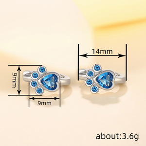 Orecchini a Forma di Zampa di Gatto per Donne, Design Animale, Accessori per Orecchie da Indossare Quotidianamente - Product Image 4
