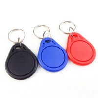 Porte-clés électronique personnalisé en ABS pour contrôle d'accès hôtelier, mini-étiquette RFID 13,56 MHz étanche