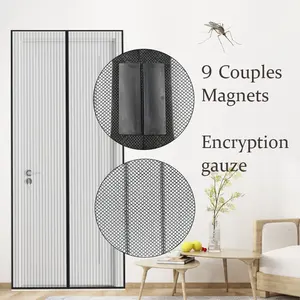 Magnetised lưới Bug miễn phí cửa Net rèm từ moustiquaire muỗi Cửa Rèm Lưới mềm từ bay màn hình Cửa