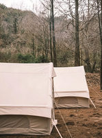 Tente gonflable imperméable Topzone 4x3m quatre saisons au design populaire avec pompe à air pour les aventures de camping en plein air