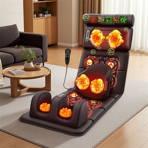 2025 Upgrade Full Body <span class=keywords><strong>Massage</strong></span> Kussen Met Verwarming Lumbale Kussen En Voetroller Voor Nek Rug Been Pijnverlichting Massagekussen - Product Image 1