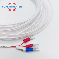 Capteur de température PT100 revêtu de PTFE étanche et résistant à la corrosion de haute précision de haute qualité