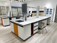 Table de laboratoire médical/chaîne de travail murale pour produits chimiques / Mobilier de laboratoire dentaire / Table de travail scolaire
