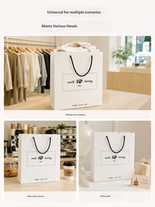 Bolsas <span class=keywords><strong>de</strong></span> Compra <span class=keywords><strong>de</strong></span> Papel Kraft Grueso con Estampado <span class=keywords><strong>de</strong></span> Cámara, Bolsas <span class=keywords><strong>de</strong></span> Regalo Ecológicas para Ropa, Logotipo Personalizable - Product Image 3