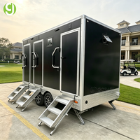 Remorque de toilettes mobiles robustes GoEasy USA Market, remorque de toilettes portables pour solution de toilettes publiques temporaires
