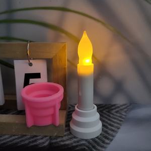 Moules de coulée en résine faits à la main Ins Style Silicone Bougeoir Moules W0109 pour bricolage Ornements décoratifs et outils de gâteau - Product Image 4