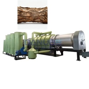 Four de carbonisation continue pour déchets agricoles, machine de fabrication de biocharbon, carboniseur de balles de riz - Product Image 1