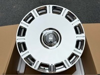Nouvelles jantes en alliage forgé sur mesure, style disque noir brillant, design aérodynamique, aluminium, pour voitures particulières et SUV, 16 pouces