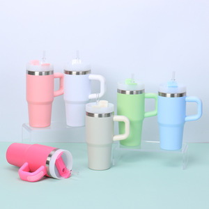 Trẻ Em Sữa Chai Nước Thép Không Gỉ Phích Cốc Mini 14Oz Cốc Cốc Với Xử Lý Nắp Và Rơm Cho Trở Lại Trường Học - Product Image 5