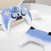 COSYU Housse de manette P5 en silicone de qualité alimentaire à dégradé de couleurs tendance pour le nouveau modèle One, design élégant, accessoires de jeu