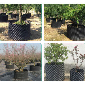 Macetas de Cultivo de Plástico PE Negras Multifuncionales Contemporáneas para Exteriores con Control de Enraizamiento y Control de Aire para Hogar y Jardín - Product Image 4