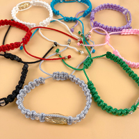 Bracelets porte-bonheur en perles de cristal colorées plaquées en or, bijoux catholique faits à la main, ajustables, pour femmes, vierge marie, Saint Jude