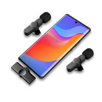 Bestseller 2,4G Kabelloses Lavalier-Mikrofon 20Hz-20KHz Frequenzgang für Live-Streaming Kurzvideo-Aufnahmen Moderatoren