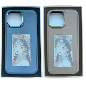 Funda para Teléfono con Pantalla Inteligente NFC, Pantalla de Tinta Electrónica, Fundas para Teléfono con Diseño Personalizado, Funda Protectora Inteligente de Cuatro Colores para iPhone 13/14/15/16 Pro Max - Product Image 5