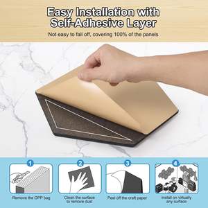 モダンな高密度防音壁パネル音響吸音プルーフパネル<span class=keywords><strong>3D</strong></span>モデルデザイン機能付き - Product Image 4