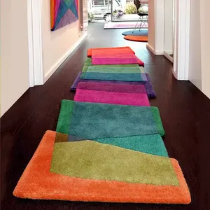 Handmade Commercial Hotel Carpet Custom Large Floor Mats And Area Rugs Home Decorative Karpet Woolen Carpets