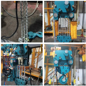 Kualitas tinggi kecil pneumatik rantai mesin <span class=keywords><strong>Hoist</strong></span> troli bukti ledakan untuk kondisi kerja baru cocok untuk pertambangan - Product Image 2