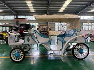 Carruaje Eléctrico Turístico a Precio de Fábrica, Carroza de Caballos de Diseño Personalizado para Alquiler en Parques, Resorts y Bodas - Product Image 2
