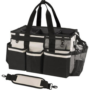 Sac de produits de nettoyage avec poignées, organisateur roulant pour produits de nettoyage, pour le lavage de voiture et l'entretien ménager, échantillon gratuit - Product Image 3