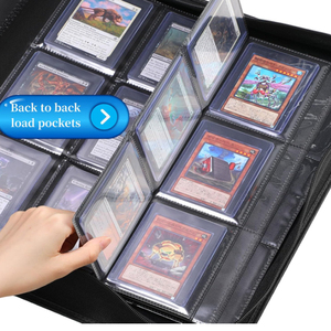 Custom Toploader <strong>Binder</strong> Custom 4 9 12 Pocket for 3x4 Toploader Trading Card <strong>Binder</strong> 288 <strong>Pokemoned</strong> 9 Pockets Top Loader <strong>Binders</strong> - Product Image 2