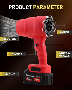 <span class=keywords><strong>Souffleur</strong></span> électrique sans fil mini <span class=keywords><strong>le</strong></span> plus vendu, sans balais, pour bricolage, avec <span class=keywords><strong>batterie</strong></span> 3.0Ah, pour usage domestique, soufflage de feuilles, dépoussiérage et nettoyage intérieur de voiture - Product Image 4