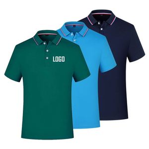 เสื้อโปโลผ้าไหมผสมฝ้ายสำหรับผู้ชาย เสื้อโปโลสำหรับตีกอล์ฟ สั่งทำได้ พิมพ์ลายเต็มตัว ขายส่ง ระบายอากาศได้ดี รับประกันคุณภาพ เสื้อโปโลชาย - Product Image 1