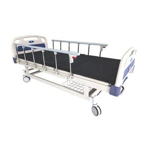 SL-BC221 letto di ospedale azionato a mano con Guardrail sicuro 4 ruote centro contral caster economia tipo ABS + acciaio materiale medicale letto - Product Image 1