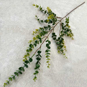 Longue branche rétro arrangement de fleurs décoration de la maison table à manger arrangement de fleurs simulation décoration plantes vertes - Product Image 6
