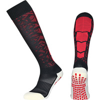 Chaussettes de football pour hommes adultes, au-dessus du genou, en mélange polyester/spandex, qualité professionnelle, anti-transpiration, tricotées, ODM