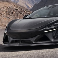 Panneaux d'admission d'air avant en carbone préimprégné résistant à l'usure, style N, fixation simple par boulons, pour McLaren Artura