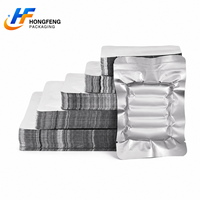 Sachets en aluminium à trois soudures latérales de qualité alimentaire avec fermeture éclair pour biscuits et produits de boulangerie, impression personnalisée, vente en gros
