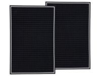 Tapis de déversement de barre en caoutchouc souple en forme de motif de logo personnalisé Tapis de dessus de table et tampons