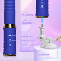 Potente Máquina Sexual Automática de Múltiples Velocidades, Masajeador con Movimiento de Empuje, Máquina de Masturbación Femenina, Consolador, Máquina Sexual para Mujeres