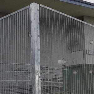 Clôture en treillis métallique galvanisé anti-escalade 358 haute résistance, <span class=keywords><strong>hauteur</strong></span> de 6 pieds, sécurité commerciale et industrielle élevée, modélisation 3D - Product Image 5