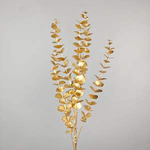 Fleurs artificielles dorées ornements <span class=keywords><strong>de</strong></span> décoration <span class=keywords><strong>de</strong></span> meubles accessoires d'arrangement <span class=keywords><strong>de</strong></span> fleurs <span class=keywords><strong>de</strong></span> mariage-comprend des feuilles <span class=keywords><strong>de</strong></span> Ginkgo Roses - Product Image 1