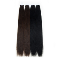 Prix de gros V Light Double Drawn extension de cheveux russes Trame de cheveux humains Remy bruts Style de vague naturelle V Light trame de cheveux