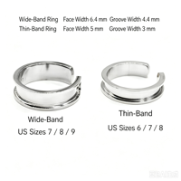 Vintage Vergoldeter Titanstahlring mit Modischem Geometrischem Design und Personalisiertem Offenen Ring Geeignet für Männer und Frauen