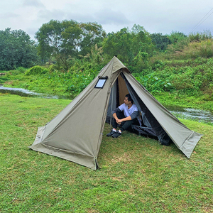 Tente pyramidale d'extérieur ultralégère de Camping <span class=keywords><strong>Tipi</strong></span> complet autre tente pour adultes imperméable Double couche grand engrenage <span class=keywords><strong>Tipi</strong></span> - Product Image 3