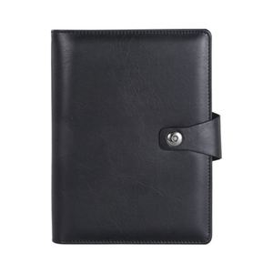 Customizable Colors Eco-Friendly Luxury <b>A5</b> Executive <b>Diary</b> Silk Screen Printed Leather Cover Metal Buckle Guangdong Made OEM - Product Image 3
