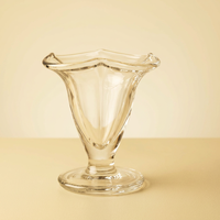 Tasses en verre de crème glacée transparente de haute qualité Nouveau produit de Chine pour les occasions de fête
