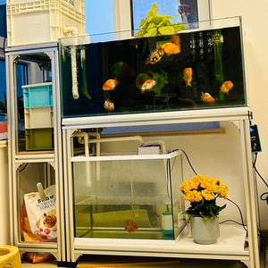 Aquarium Stand Aluminum Profile Cabinet Aluminum Alloy Frame Rectangle Durable Multipurpose Custom DIY Assembly - Product Image 2