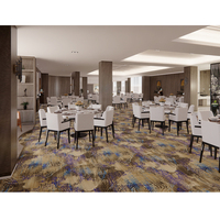 Luxuriöser Fliesen-Teppichboden Hotel Bedruckter Nylon-Teppichboden Ineinandergreifende Plüsch-Teppich-Puzzleteile