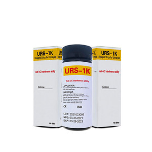 URS-1K 手动尿酮试纸 条状塑料材质 - Product Image 1