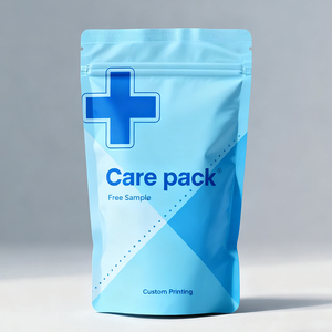 Tas kemasan pil kapsul plastik Foil segel panas bubuk obat grosir dengan ritsleting segel ulang - Product Image 4