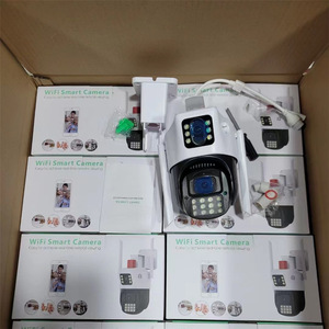 OEM Dual View <b>Wireless</b> WiFi PTZ <b>Camera</b> 1080P Night Vision Motion Detection <b>IP</b> Cam Surveillance Security - Product Image 1